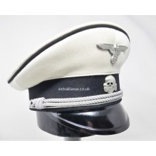 Allgemeine-SS Officers White Top Peaked Cap.