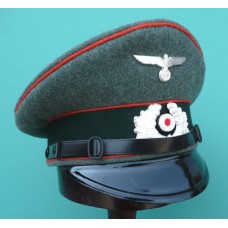 Feldgendarmerie EM & NCO Peaked Cap.