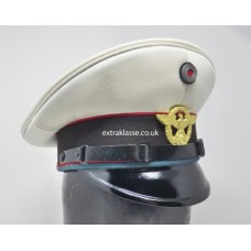 Traffic Police White Top 'Summer' Peaked Cap. 