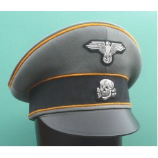 Waffen - SS Reconnaissance / Cavalry Officers Crusher Cap.