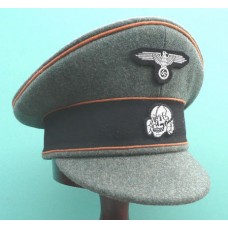 Waffen-SS Em's & NCO Kz. Lager Old Style Field Service Cap (Cloth Peak)