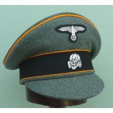 Waffen-SS Em & NCO Reconnaissance / Cavalry Crusher Cap (Cloth peak).