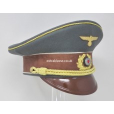 Adolf Hitler Grey Top Peaked Cap.
