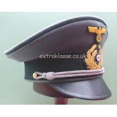 KM Officers Field Grey Uniform Peaked Cap.